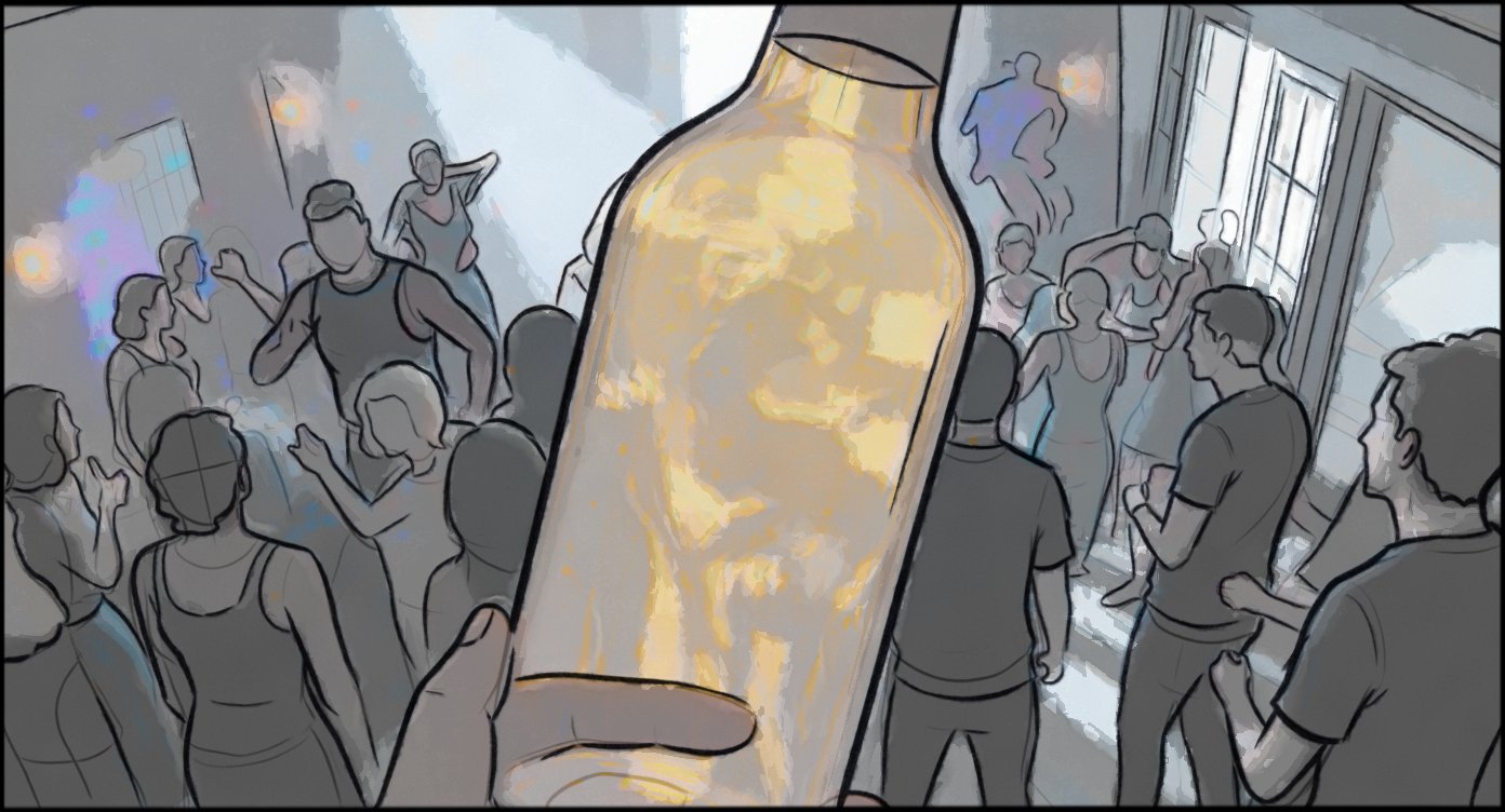 Music Video - Choreography - storyboard frame 3 by Dakota Warren